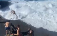 Se juegan la vida en una piscina natural en Tenerife