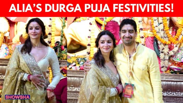 Alia Bhatt Reunites With Brahmastra Director Ayan Mukerji As She Celebrates Durga Puja I WATCH