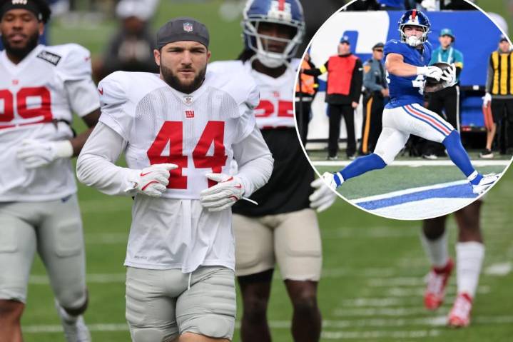 Cam Skattebo's Week 6 earns Giants rookie some hardware