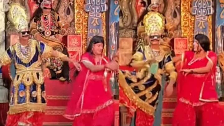 ‘Ravan Bhi Jatt Tha Kya?’: ‘Meghnath’ & ‘Ravan’ Perform Bhangra On Jatt Mauja Karda In Middle Of Ram Leela Scene