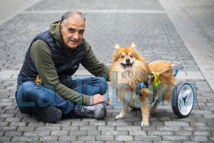 Pequeño héroe sobre ruedas