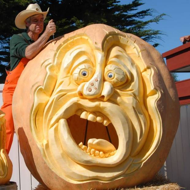 All hail ‘Farmer Mike,’ the Bay Area’s preeminent pumpkin carver