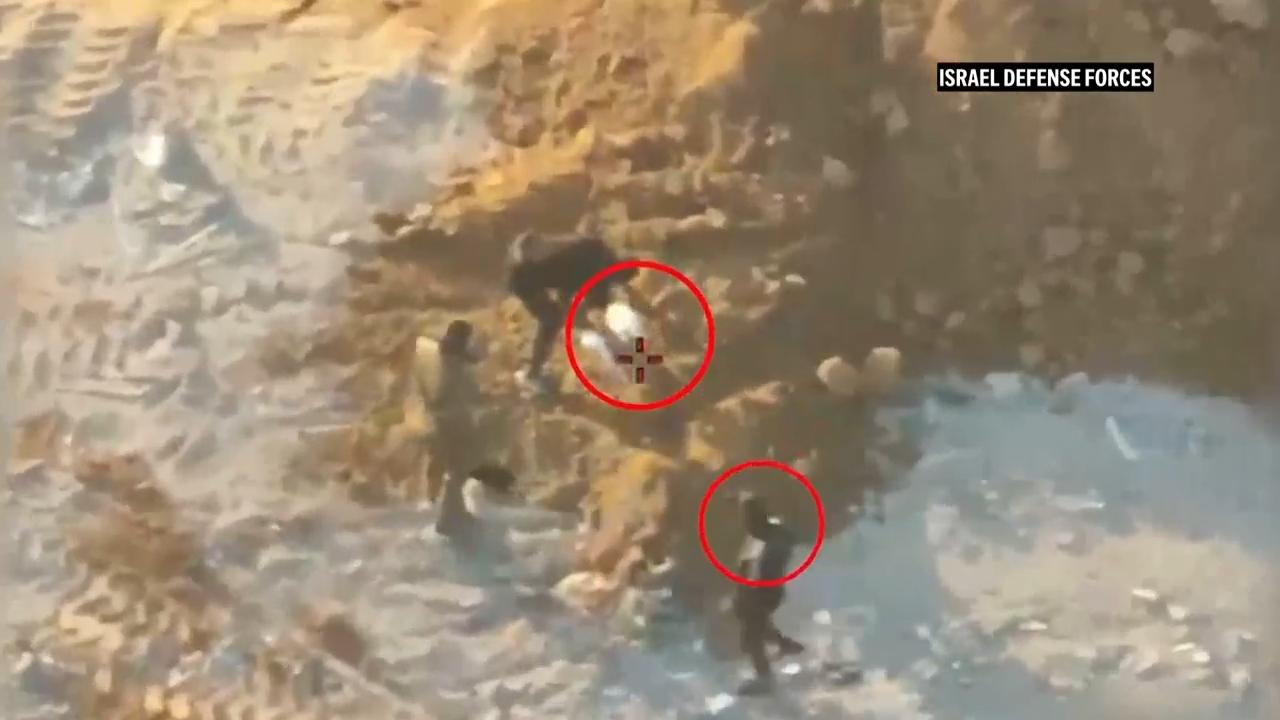 Israel releases video it says shows Hamas staging discovery of hostage remains in Gaza