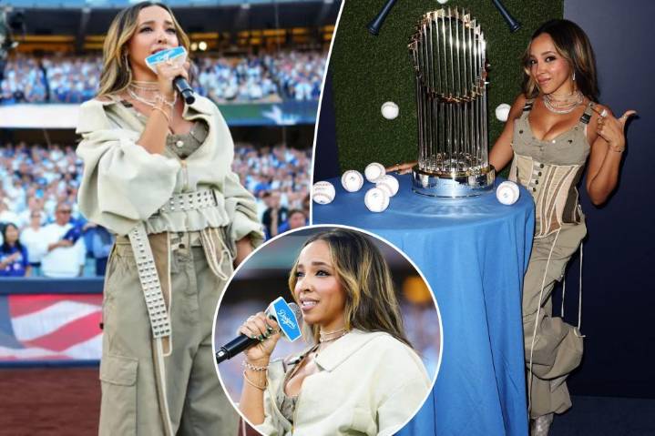 World Series fans lose it over Tinashe's 'beautiful' national anthem