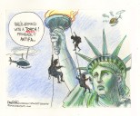 5 political cartoons about Lady Liberty’s rough week