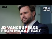 Vice President JD Vance speaks from Israel