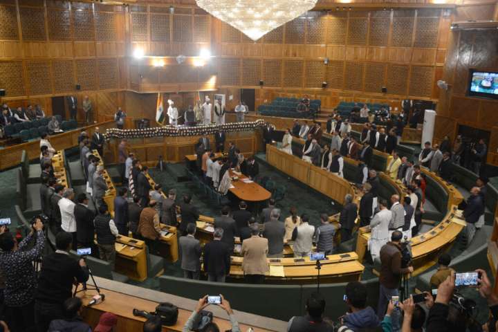 Voting begins for Rajya Sabha polls in J&K