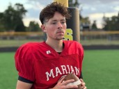 Football: Owen Askren settles in at QB for Marian Catholic