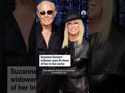 Suzanne Somers' widower says AI clone of her in the works