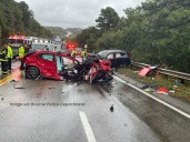 Crash closes part of Scenic Highway in Bourne, at least 1 injured