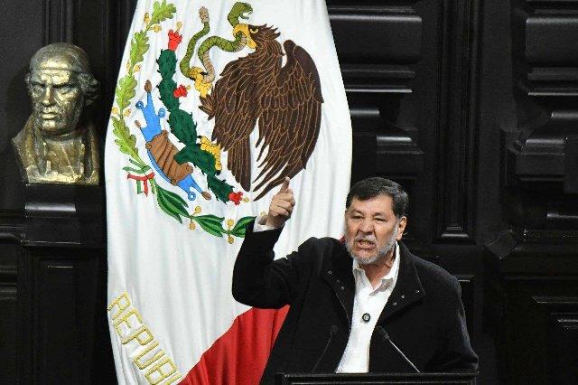Fernández Noroña solicitará licencia de 12 días para viaje a Palestina