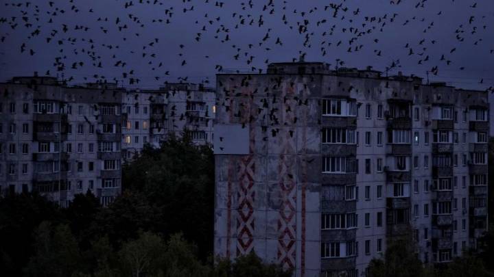 Swarms of Russian drones plunge parts of Ukraine into darkness, as Zelensky turns to Europe again