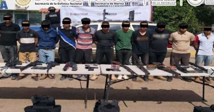 Golpe al narco en Sinaloa: 18 detenidos y decomiso de materiales para drogas sintéticas