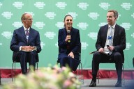 Presenta Sheinbaum Plan México ante empresarios de Foro Económico Mundial