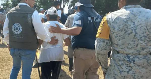 Rescatan a más de 300 personas aisladas tras lluvias en San Vicente