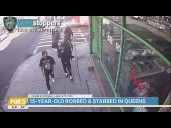 15-year-old robbed, stabbed multiple times in Queens attack by large group