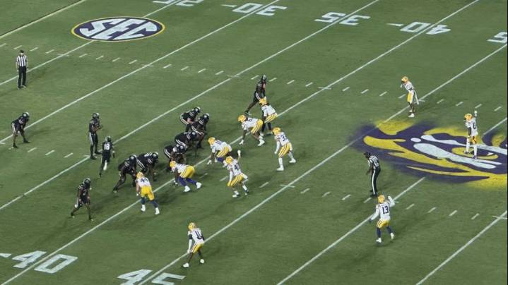 LSU leads South Carolina 10