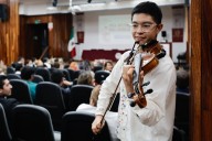 Día Mundial del Corazón: conmemora ISSSTE con recital protagonizado por joven violinista sobreviviente de cirugía