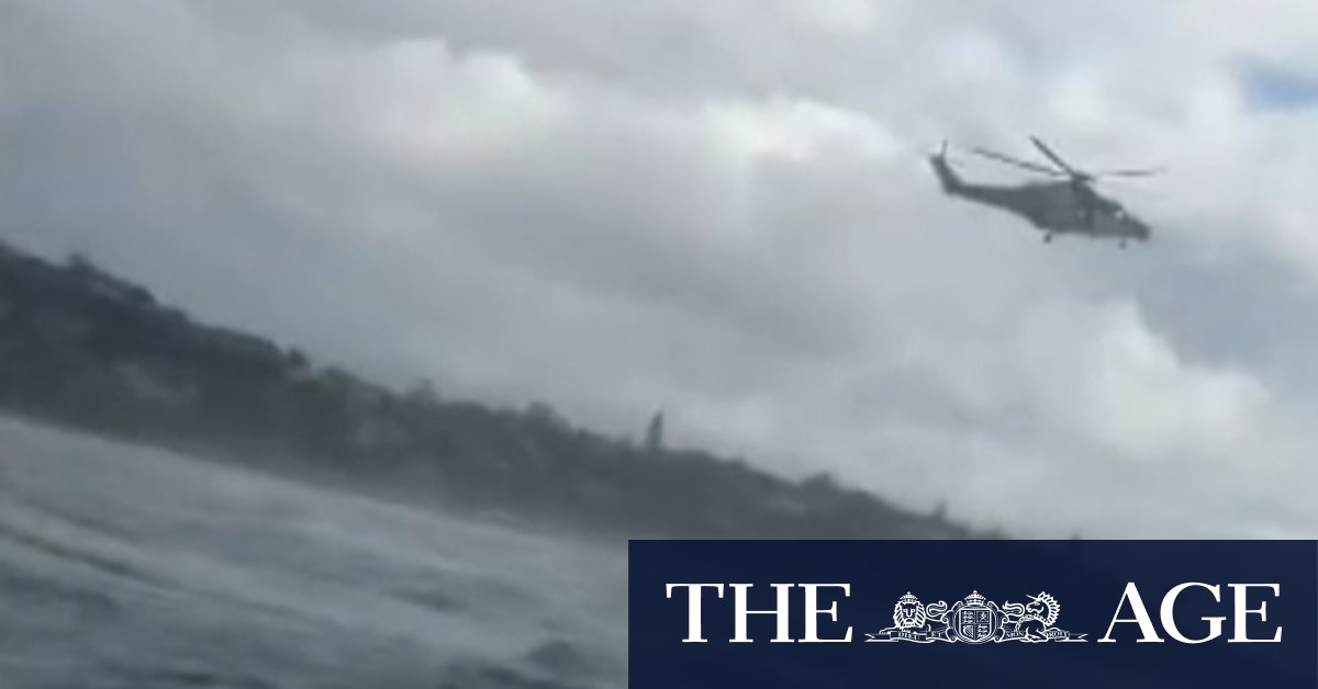 Two men drown during wild weather in Victoria