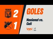 Atlético Nacional vs. Deportivo Cali (2-1): resumen y goles del partido por Liga BetPlay 