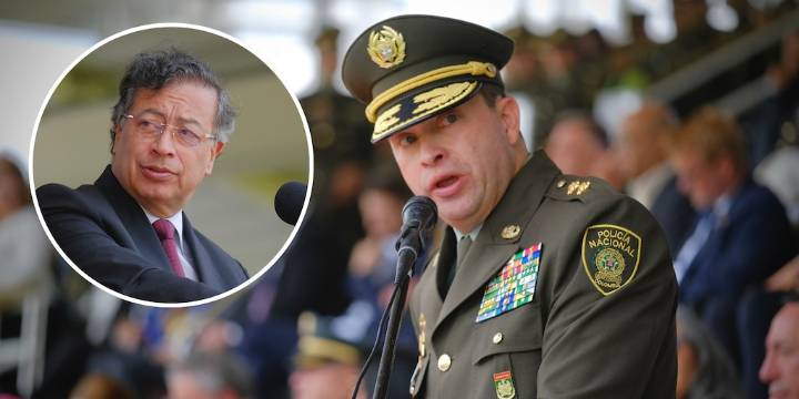 Gustavo Petro anunció cambios en la dirección de la Policía Nacional: el general Triana es el primero en la rampa de salida