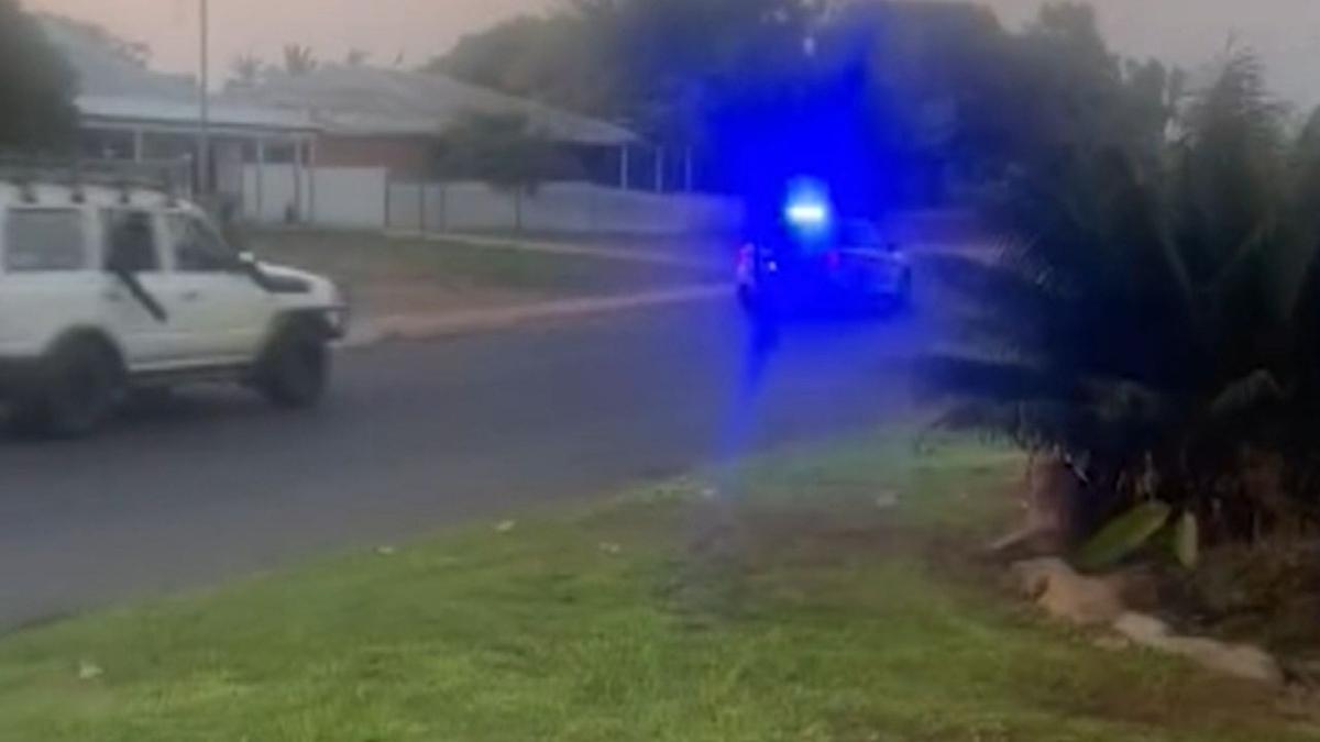 Police officers allegedly chased by stolen four