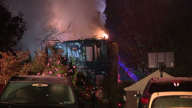 Fire tears through home in Munhall