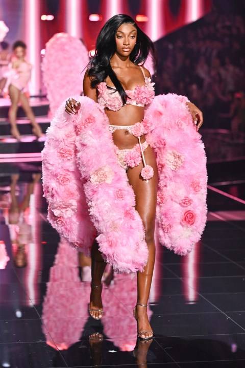 Angel Reese becomes first pro athlete to walk in Victoria's Secret Fashion Show