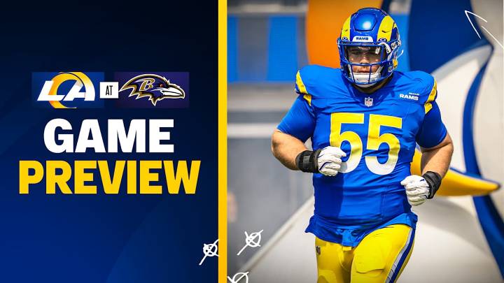 Rams & Ravens battle in first of two pivotal road games