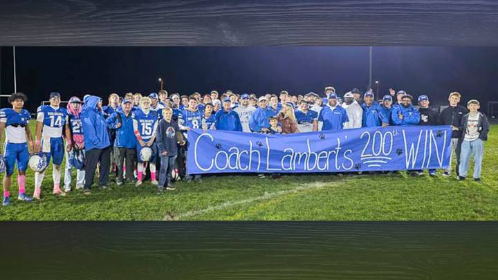 John Lambert reaches historic 200th win as La Center’s football coach