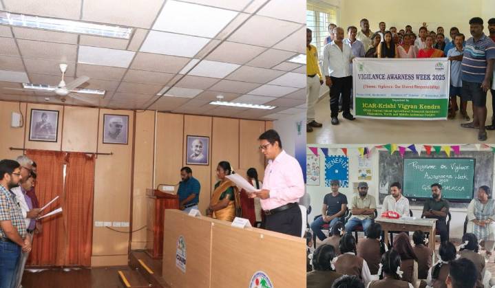 ICAR-CIARI and KVKs Observe Vigilance Awareness Week Across Islands