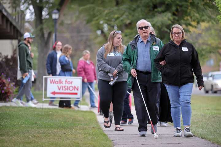Walk for Vision held near NDSU campus
