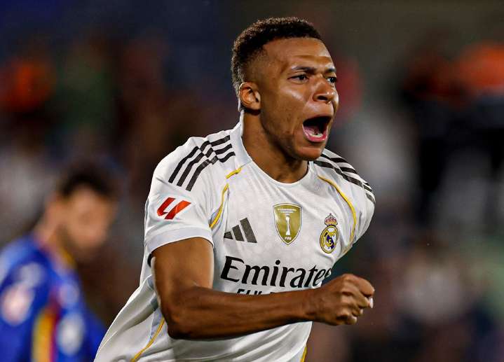 0-1. Mbappé desatasca al Real Madrid con el Getafe con diez
