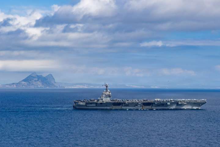 Portaaviones Gerald Ford ya se dirige al Caribe