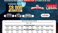 Resultados de la lotería de la Cruz Roja y del Huila para el sorteo del 28 de octubre