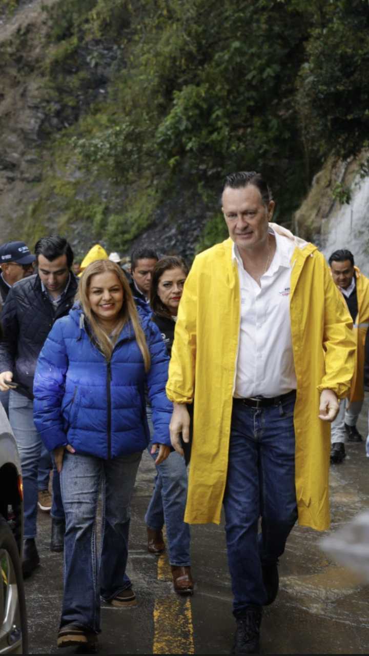 Recorre gobernador las zonas afectadas por lluvias
