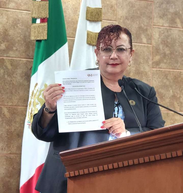 Dip. Maythé Méndez solicita implementar nuevo Código Civil y Familiar en BC