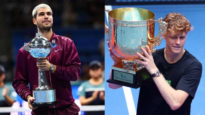 Carlos Alcaraz vs Jannik Sinner: Así está la batalla por el número 1 de la ATP tras Tokio y Pekín