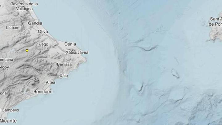 La Vall d'Alcalà registra un seísmo de 2,0 grados