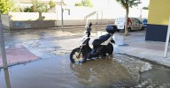 Nuevo reventón en Salamanca: tanto asfalto como acera se ven afectados en Prosperidad