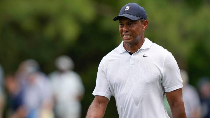 Golf 
                                          Premium
                                        Down but not out: Tiger has seventh back surgery