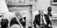 Un teléfono en el regazo de Trump y una carta: la Casa Blanca mostró el momento de la disculpa de Netanyahu a Qatar