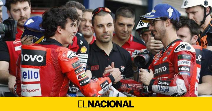 Pecco Bagnaia se mueve a espaldas de Marc Márquez con reuniones en Italia