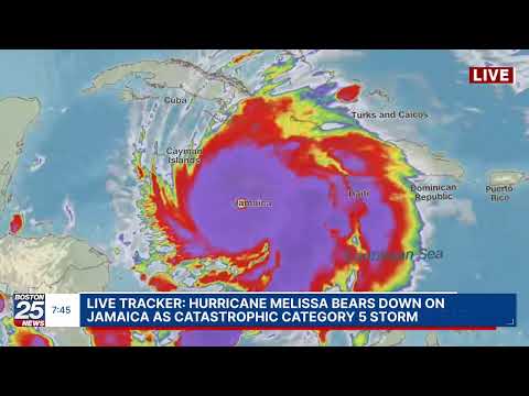 Live tracker: Mighty Hurricane Melissa bears down on Jamaica as catastrophic Category 5 storm