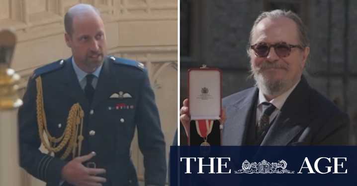 Sir Gary Oldman receives knighthood