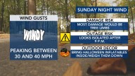 Strong cold front to bring gusty winds, scattered showers, 30