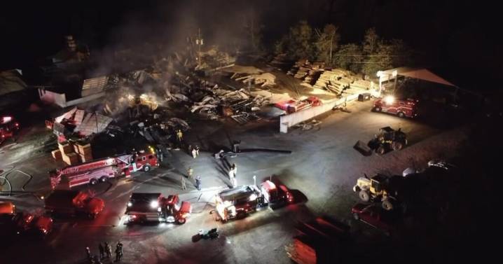 Large fire destroys business in McCreary County