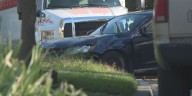 Vehicle crashes into Lexington home, juvenile suspects flee scene