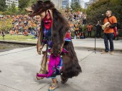Orange shirt march at UBC focuses on harm to descendants of residential school survivors