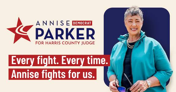 Annise Parker Leads Democratic Field in Harris County Judge Race According to New Poll